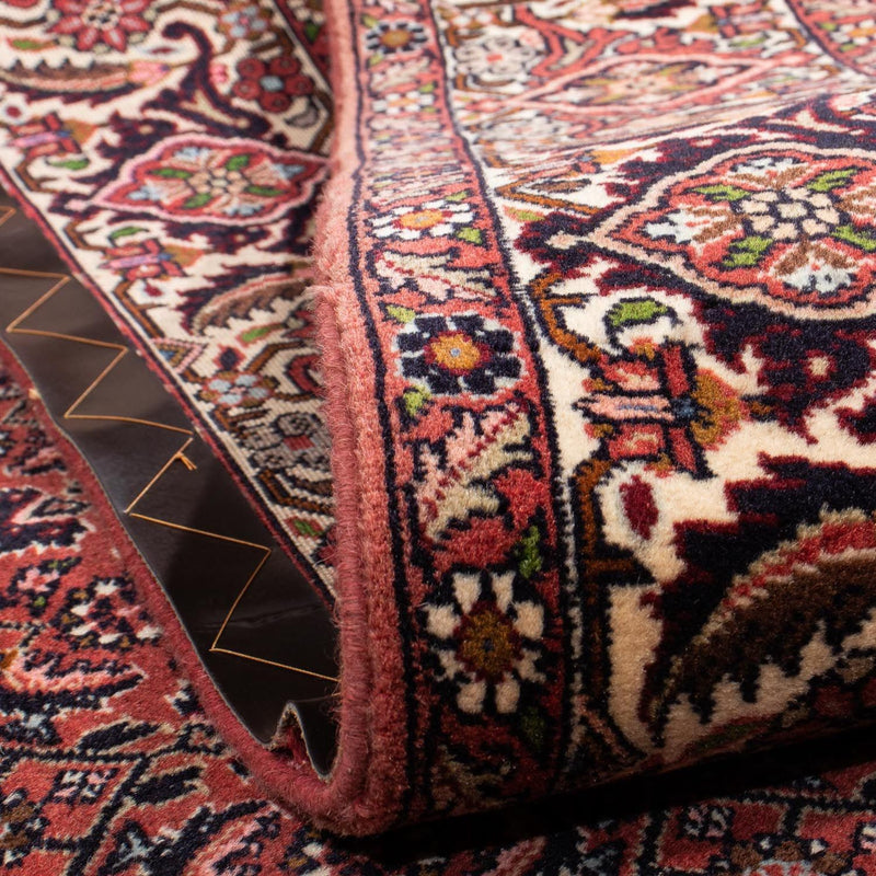 Persisk matta - Bijar - 302 x 198 cm - mörkröd