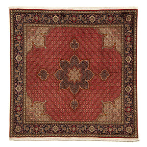 Persisk matta - Tabriz kvadrat  - 203 x 200 cm - röd