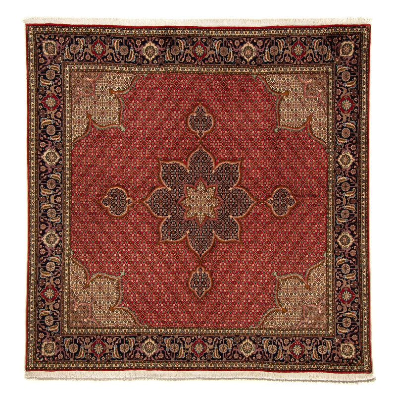 Persisk matta - Tabriz kvadrat  - 203 x 200 cm - röd