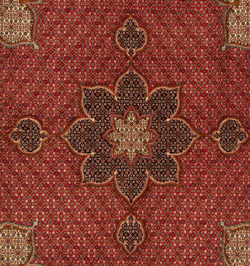 Persisk matta - Tabriz kvadrat  - 203 x 200 cm - röd