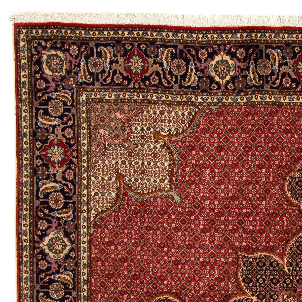 Persisk matta - Tabriz kvadrat  - 203 x 200 cm - röd