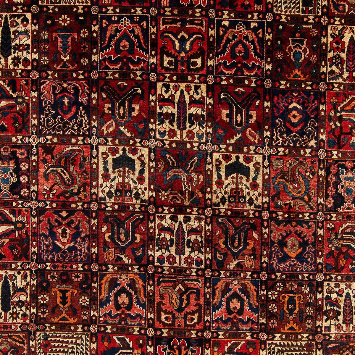 Persisk matta - Nomadic - 374 x 305 cm - flerfärgad