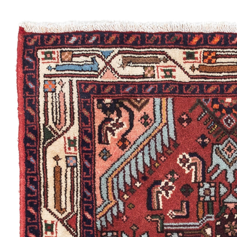 Persisk matta - Nomadic - 125 x 80 cm - mörkröd