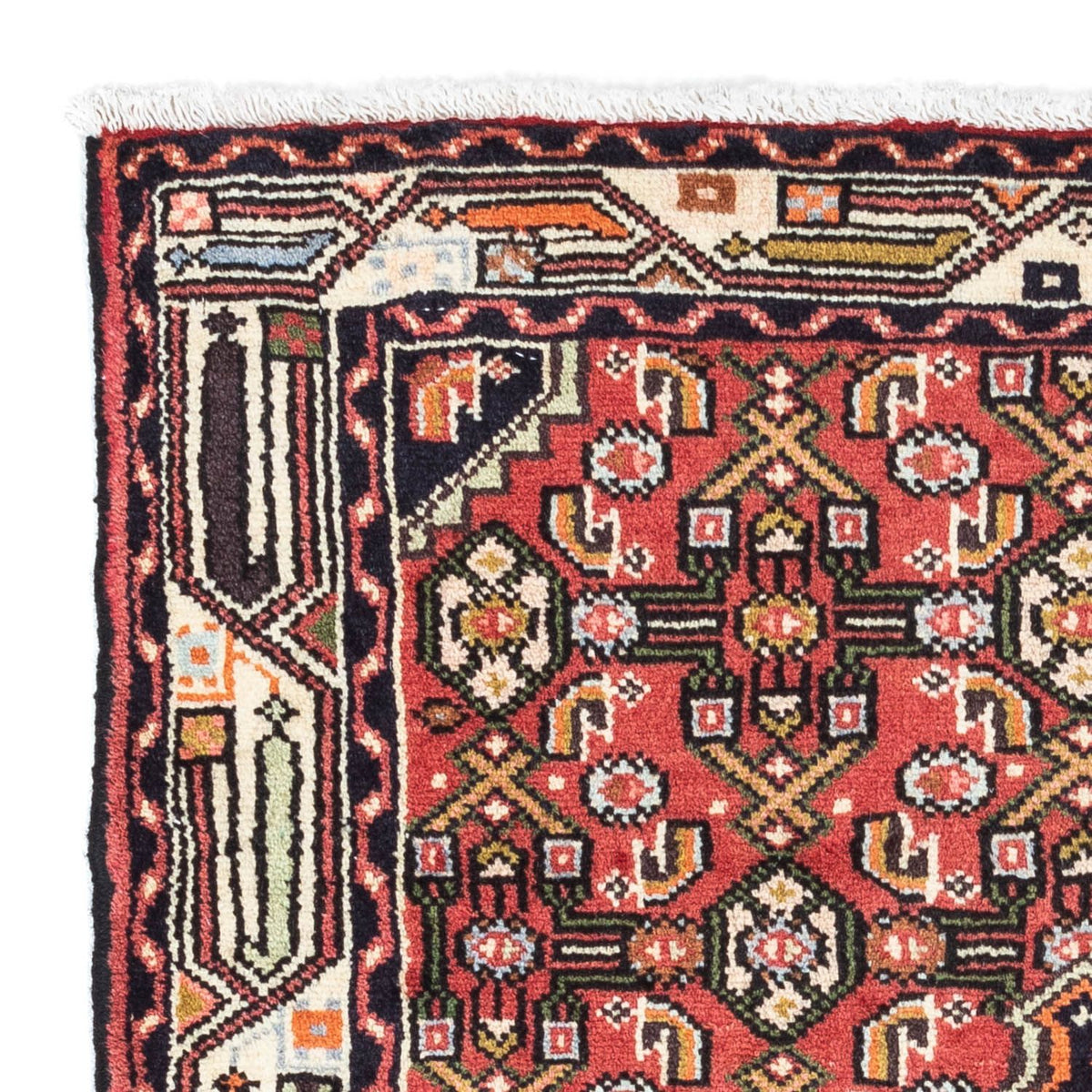 Persisk matta - Nomadic - 125 x 80 cm - ljusröd