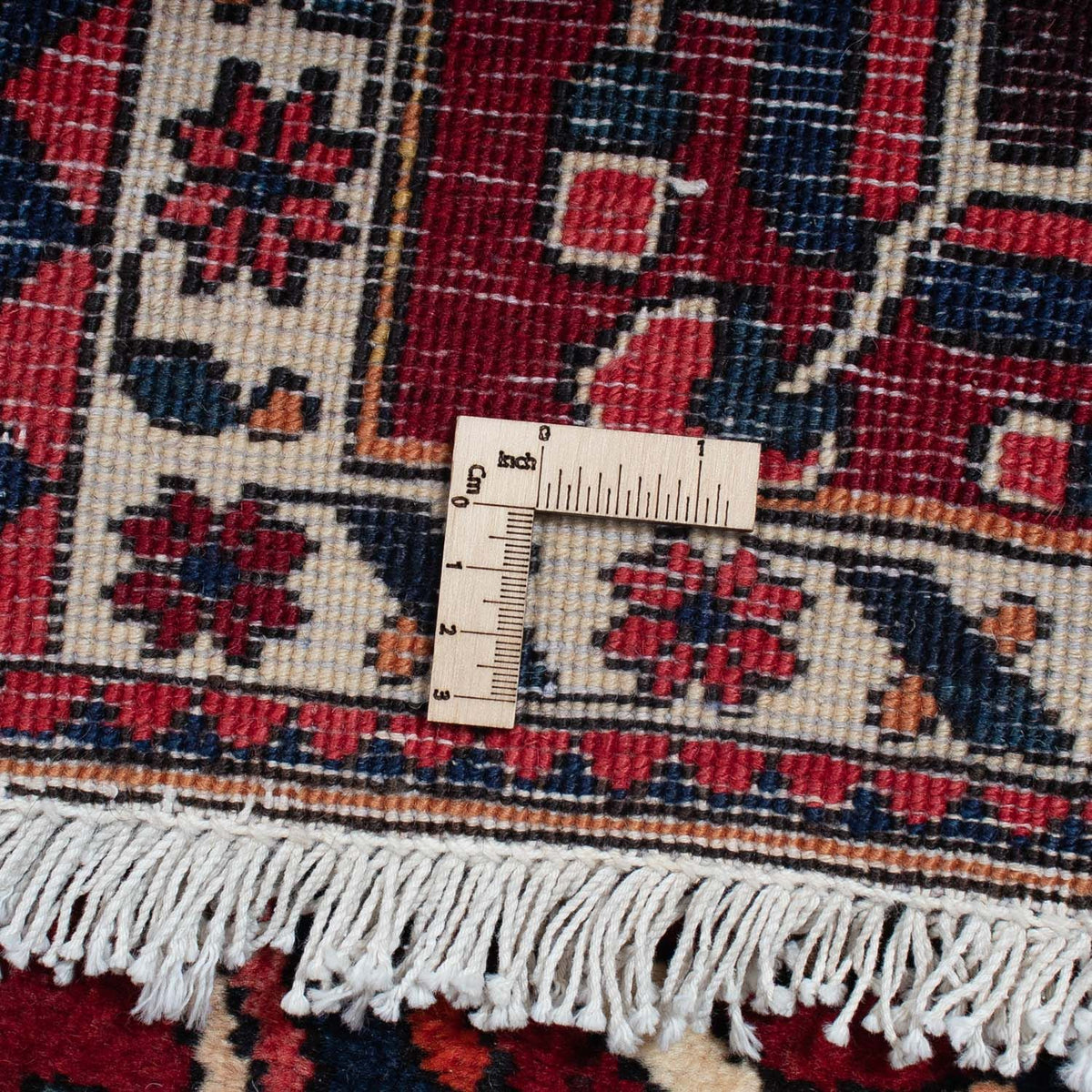 Persisk matta - Nomadic - 322 x 216 cm - mörkröd