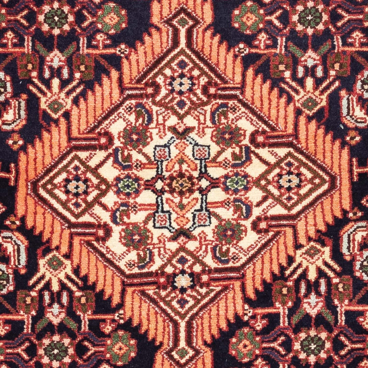 Persisk matta - Nomadic - 125 x 80 cm - mörkblå