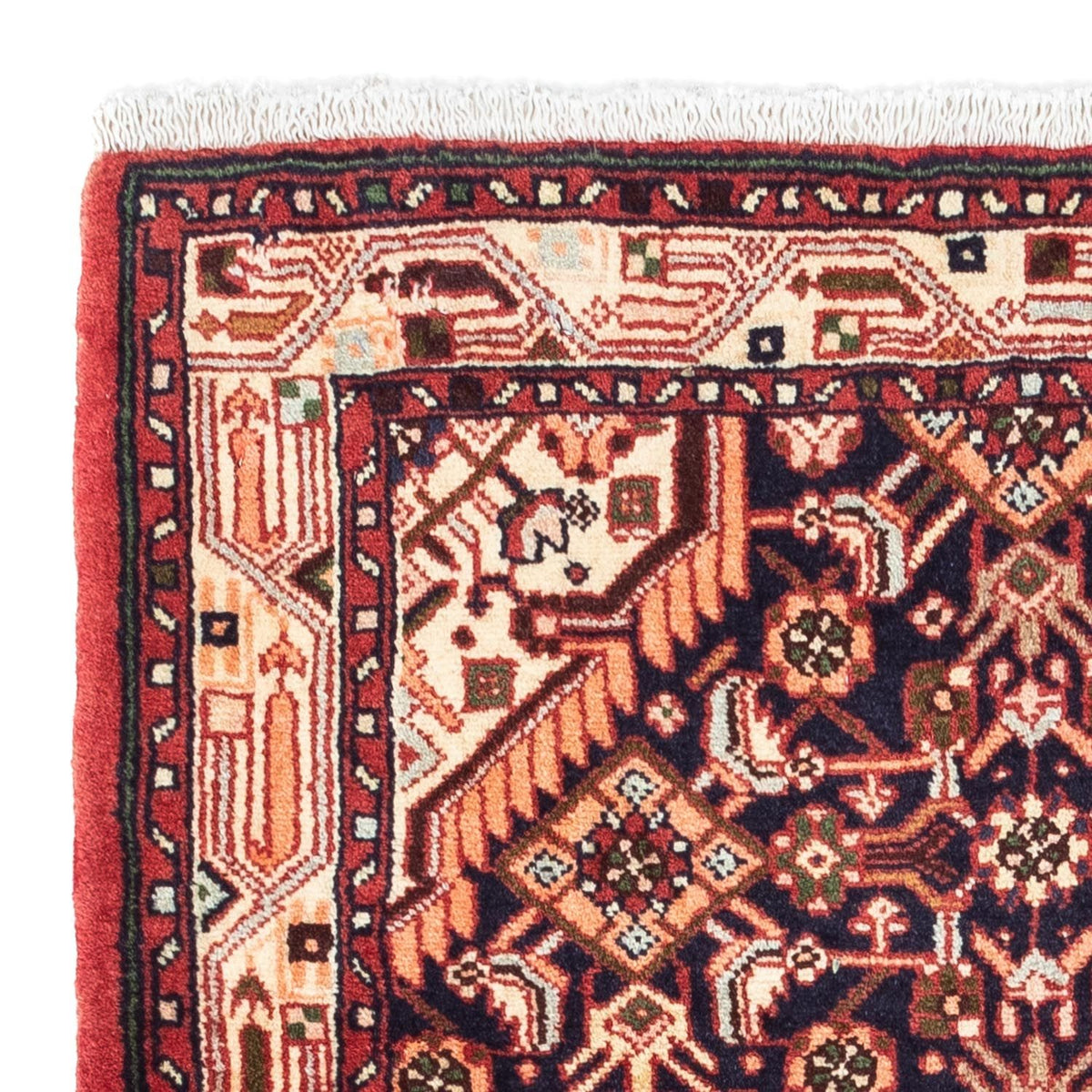 Persisk matta - Nomadic - 125 x 80 cm - mörkblå