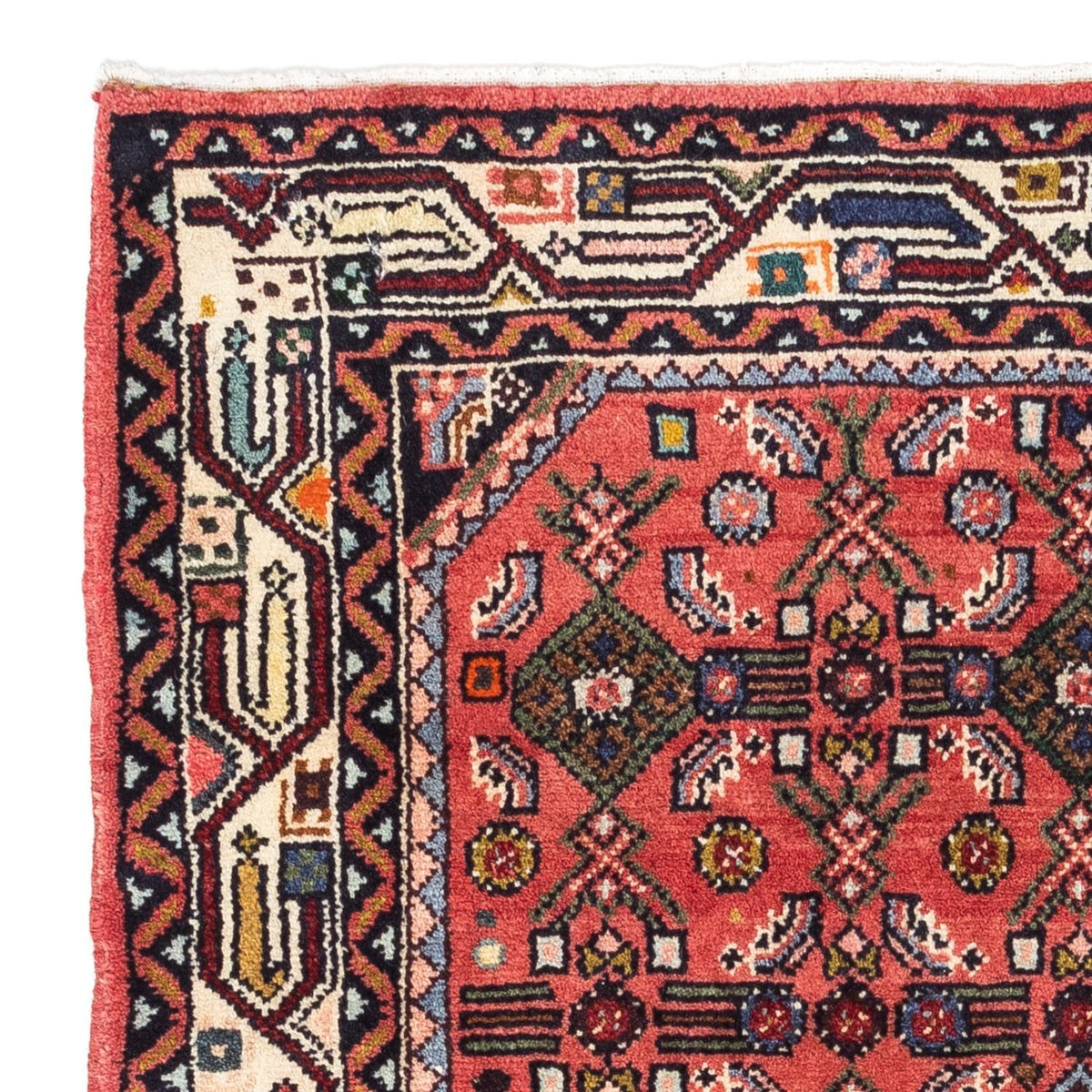 Hosseinabad Mattan 80x125cm - Persisk matta - röd