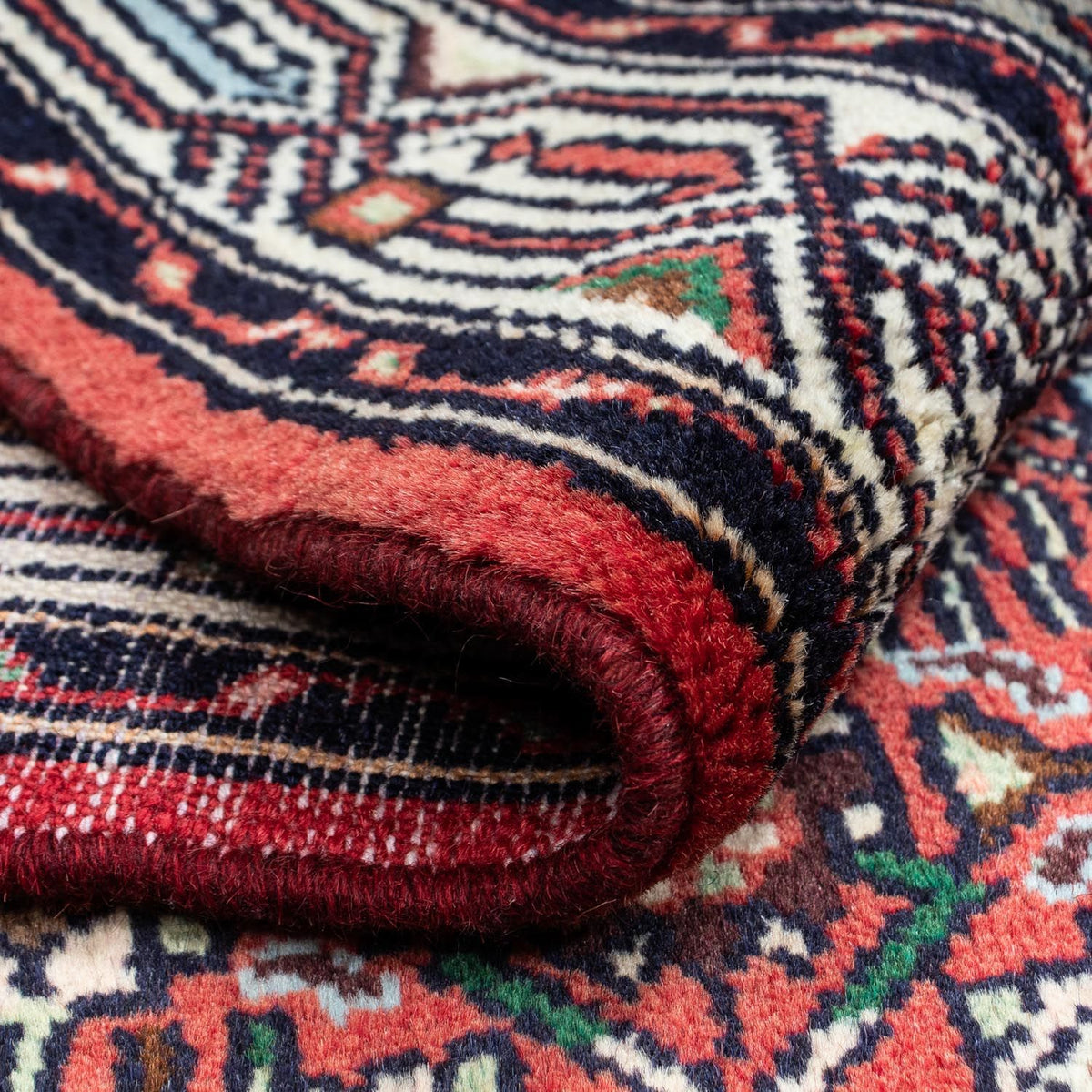 Persisk matta - Nomadic - 125 x 80 cm - ljusröd