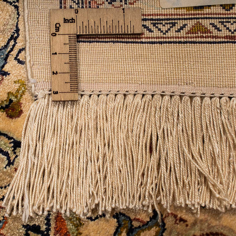 Persisk matta - Ghom - 204 x 129 cm - ljusbrun