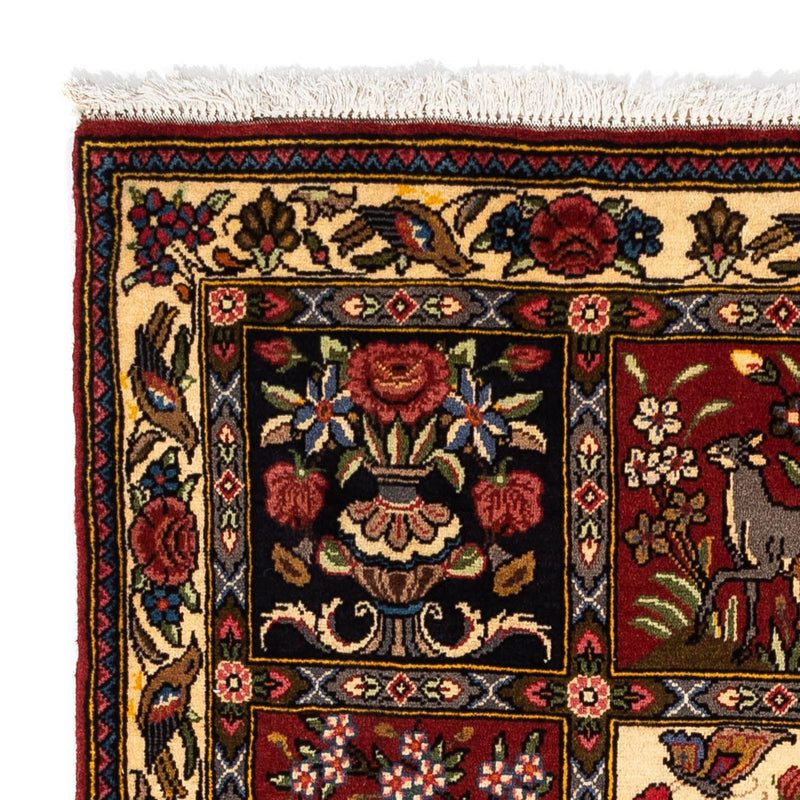 Persisk matta - Nomadic - 162 x 107 cm - mörkröd