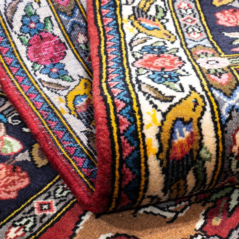 Persisk matta - Nomadic - 162 x 107 cm - mörkröd