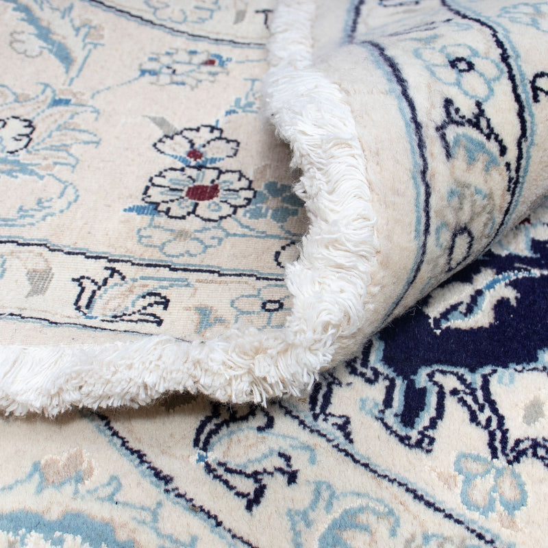 Persisk matta - Nain runt  - 290 x 290 cm - mörkblå