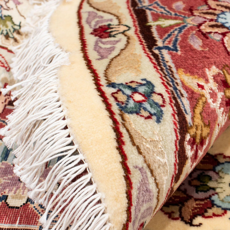 Persisk matta - Tabriz - Royal runt  - 145 x 145 cm - beige