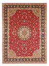 Tabriz - 50 Raj Mattan 300x400cm - Persisk matta - Rektangulär / Mörkröd / 300 x 400 cm Rektangulär