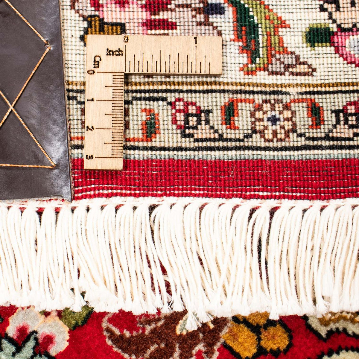 Persisk matta - Tabriz - Royal - 400 x 300 cm - mörkröd