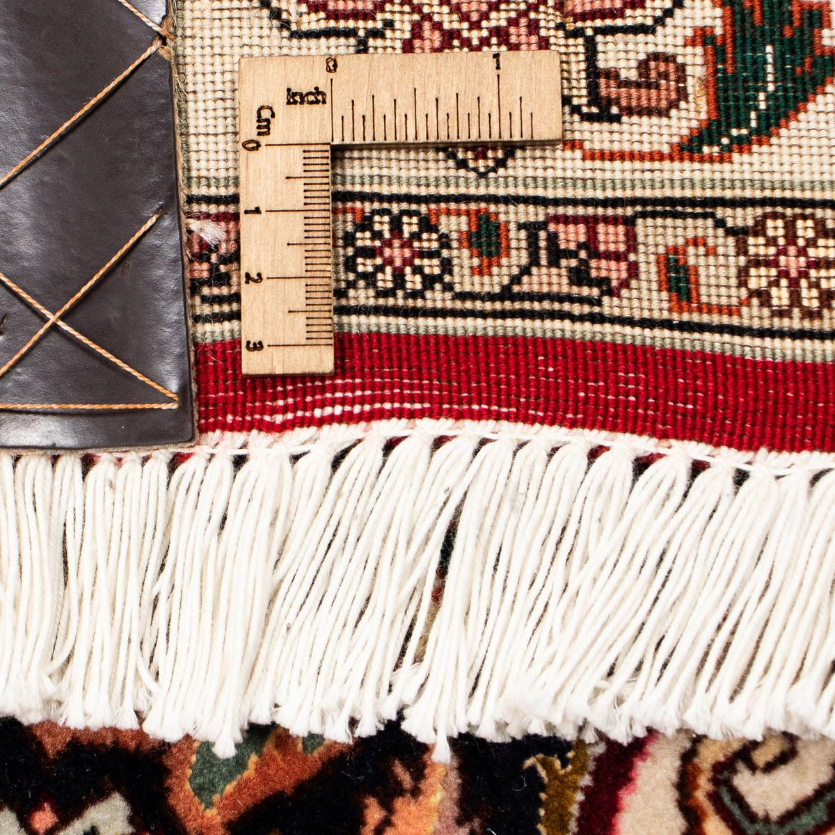 Persisk matta - Tabriz - Royal - 396 x 302 cm - mörkröd