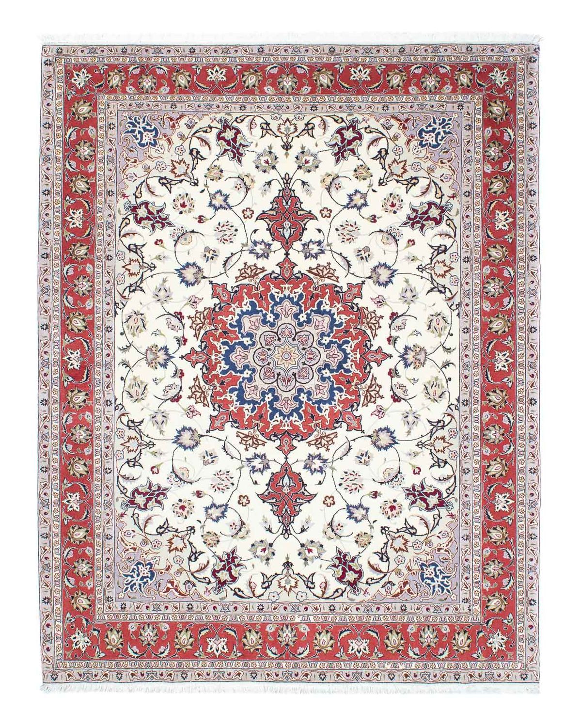 Persisk matta - Tabriz - Royal - 194 x 154 cm - beige