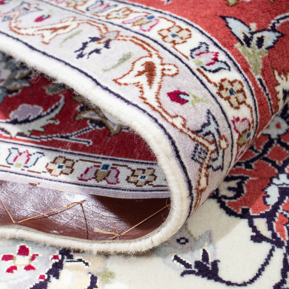 Persisk matta - Tabriz - Royal - 194 x 154 cm - beige