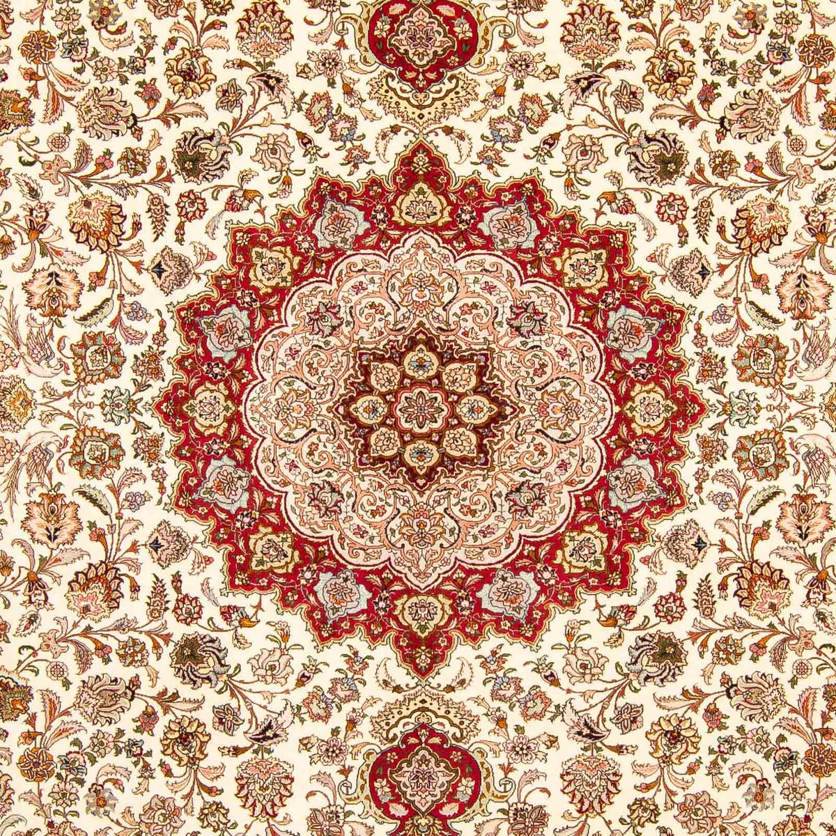 Persisk matta - Tabriz - Royal - 400 x 302 cm - röd
