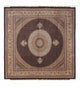 Persisk matta - Tabriz kvadrat  - 310 x 302 cm - mörkbrun