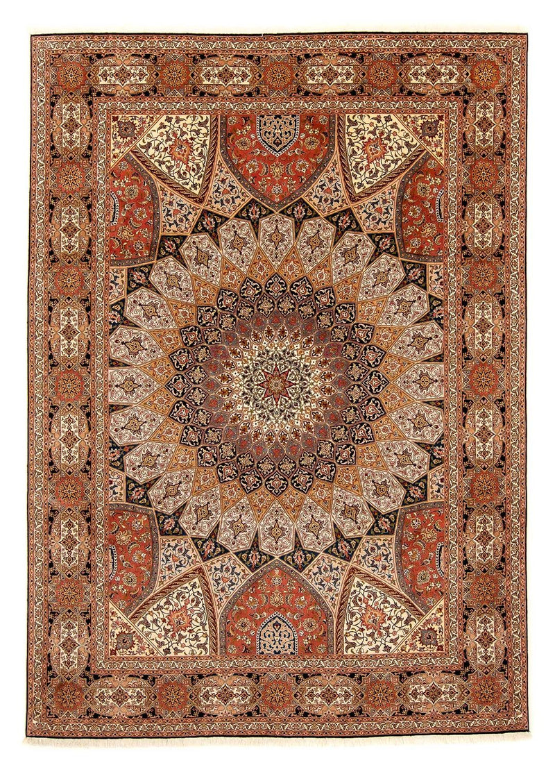 Persisk matta - Tabriz - Royal - 351 x 253 cm - flerfärgad