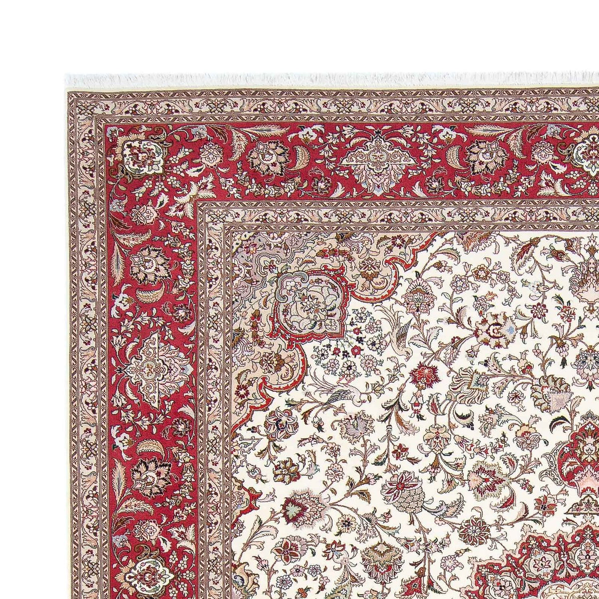 Persisk matta - Tabriz - Royal - 299 x 251 cm - beige