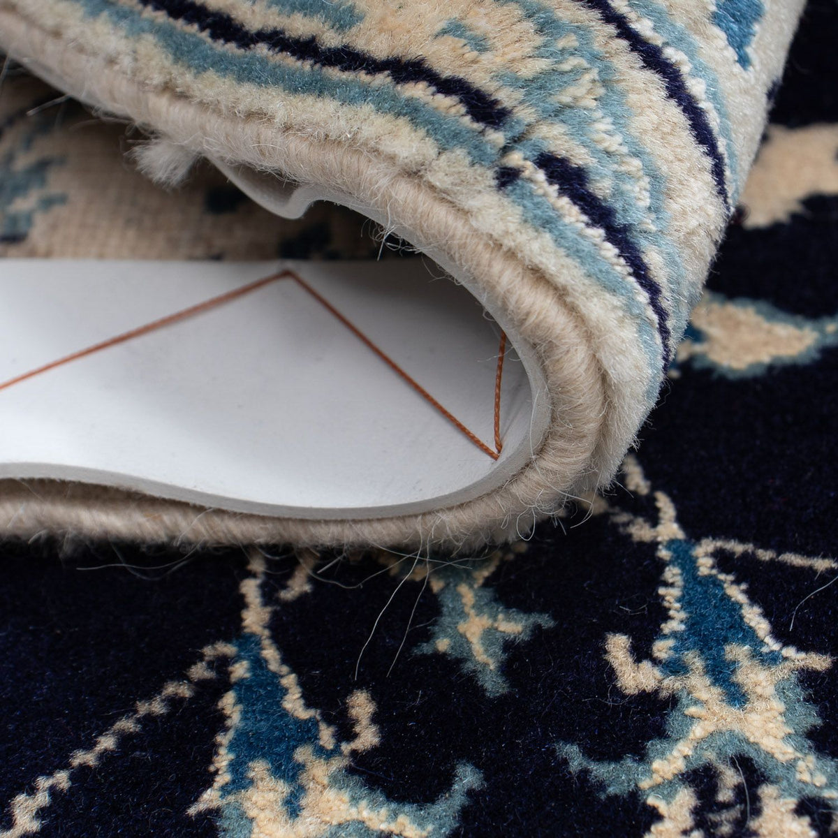 Persisk matta - Nain - Royal - 84 x 57 cm - mörkblå