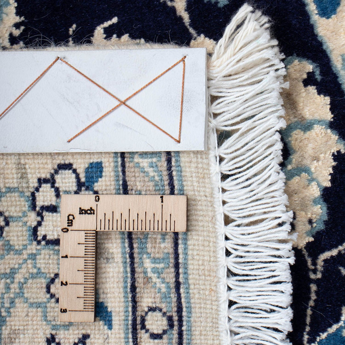 Persisk matta - Nain - Royal - 84 x 57 cm - mörkblå