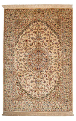Persisk matta - Ghom - 195 x 131 cm - beige