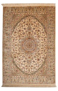 Persisk matta - Ghom - 195 x 131 cm - beige