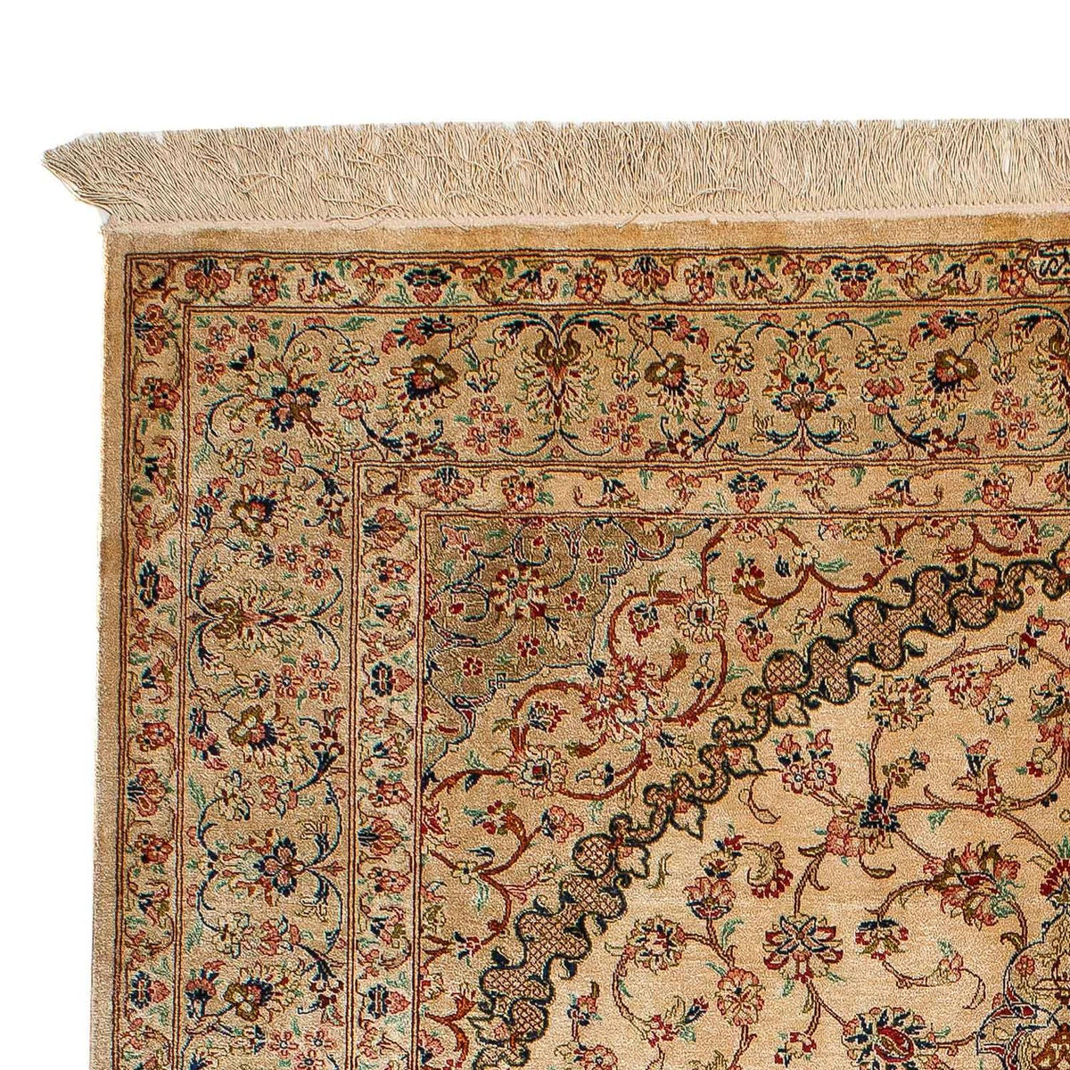 Persisk matta - Ghom - 195 x 131 cm - beige