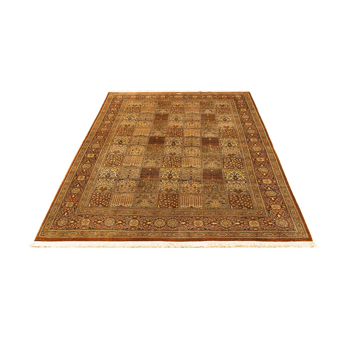 Silk Carpet - Ghom Silk - Premium - 200 x 132 cm - flerfärgad