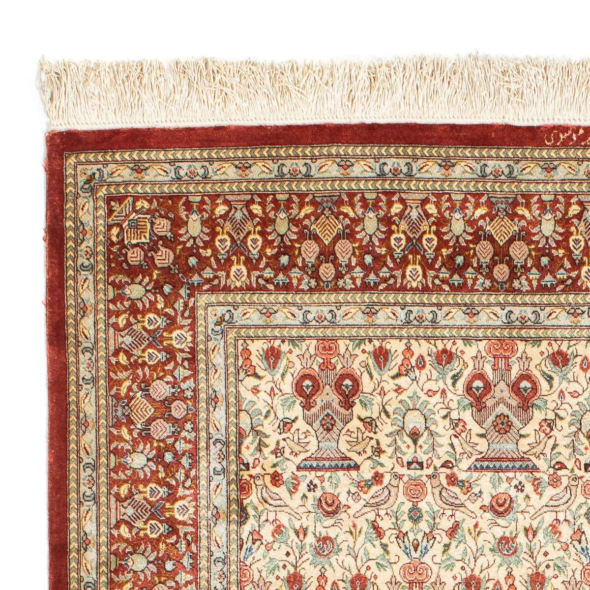Qom Mattan 107x158cm - Persisk matta
