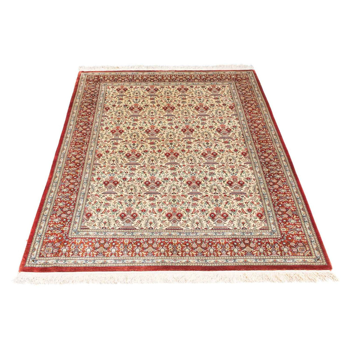 Persisk matta - Ghom - 158 x 107 cm - beige