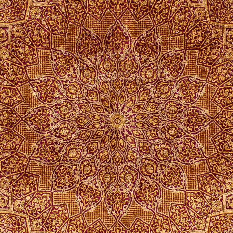 Silk Carpet - Ghom Silk - Premium - 216 x 132 cm - mörkblå