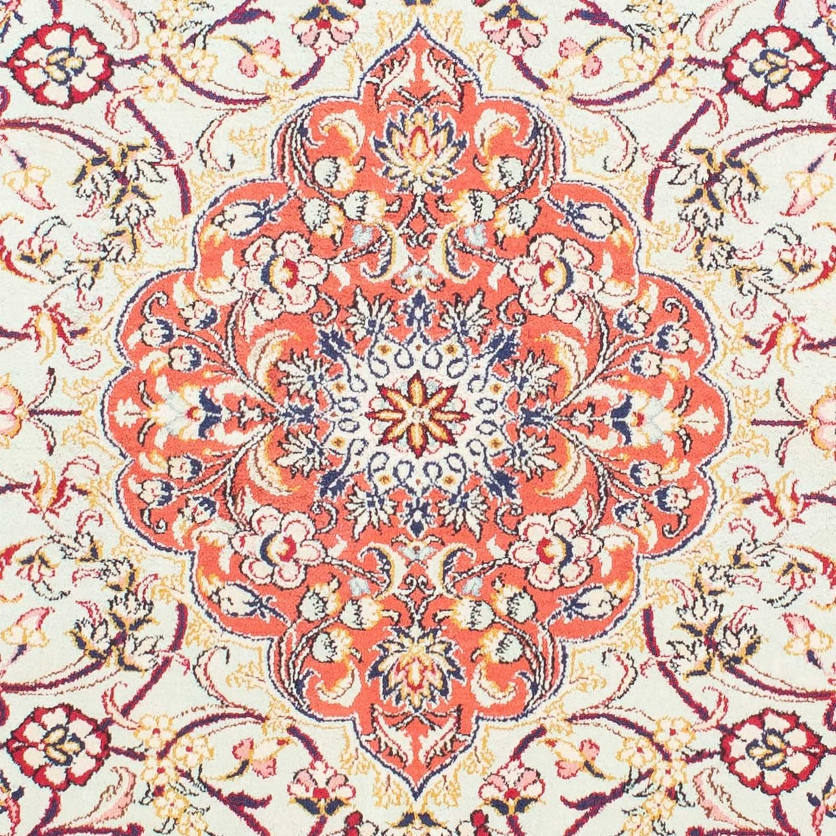 Persisk matta - Ghom - 152 x 105 cm - ljusröd