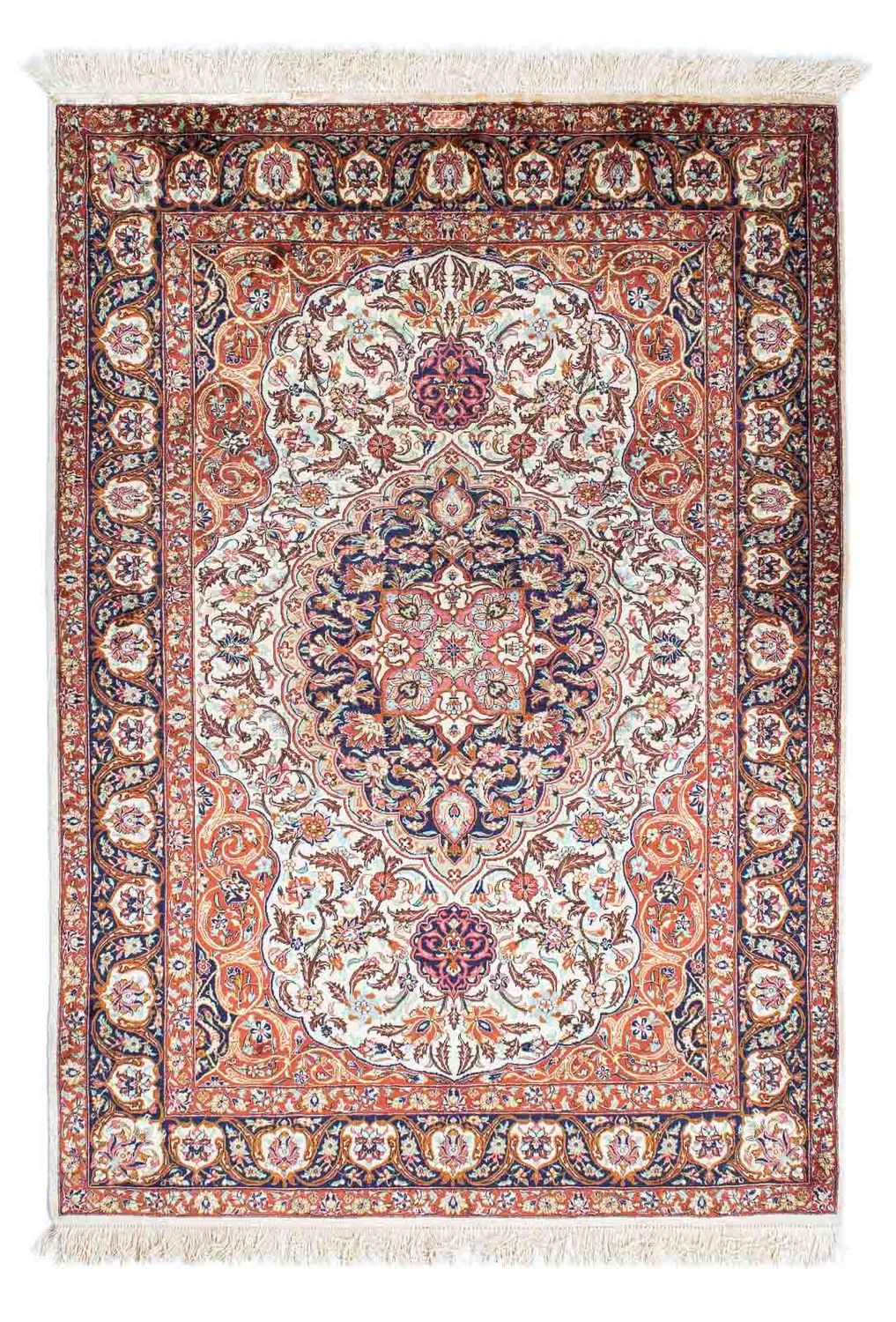 Persisk matta - Ghom - 148 x 102 cm - beige