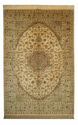 Persisk matta - Ghom - 200 x 133 cm - beige