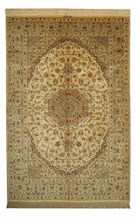 Persisk matta - Ghom - 200 x 133 cm - beige