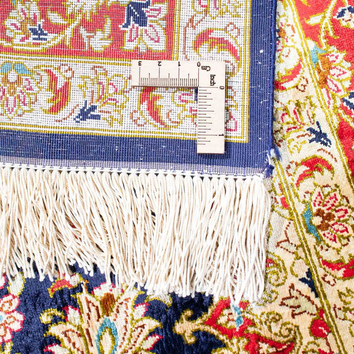 Persisk matta - Ghom - 153 x 100 cm - mörkblå