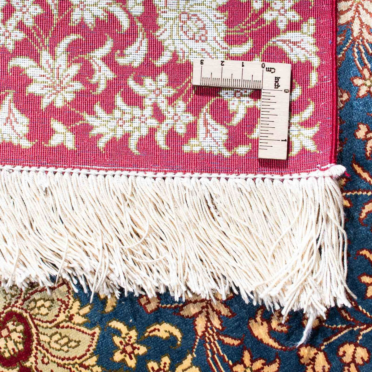 Persisk matta - Ghom - 123 x 78 cm - ljusblå