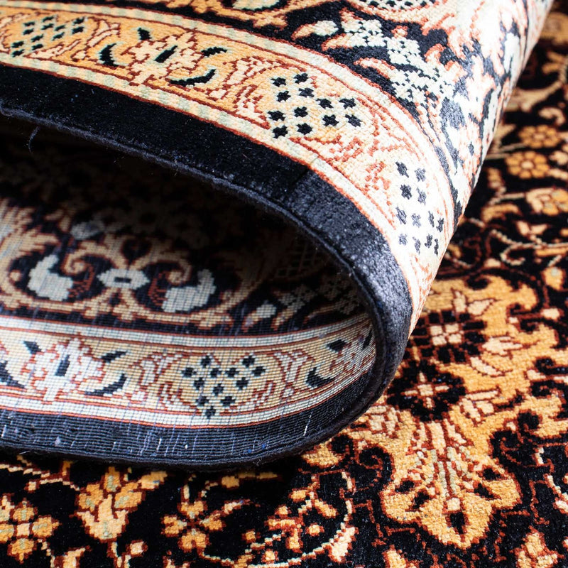 Persisk matta - Ghom - 118 x 78 cm - ljusbrun