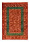 Loribaft Mattan 122x178cm - Perserteppich Wollteppich - Rektangulär / Röd / 122 x 178 cm Rektangulär