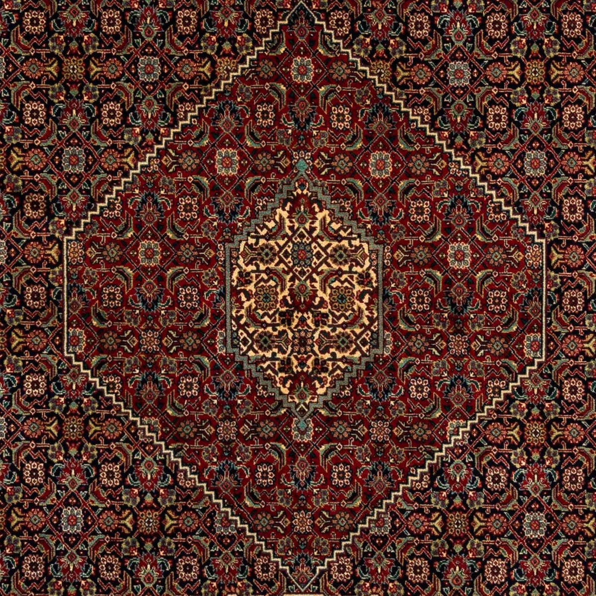 Persisk matta - Tabriz - Royal - 300 x 199 cm - mörkröd