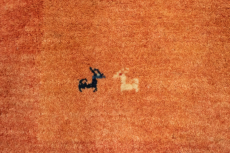 Runner Gabbeh-matta - persisk - 294 x 101 cm - rost