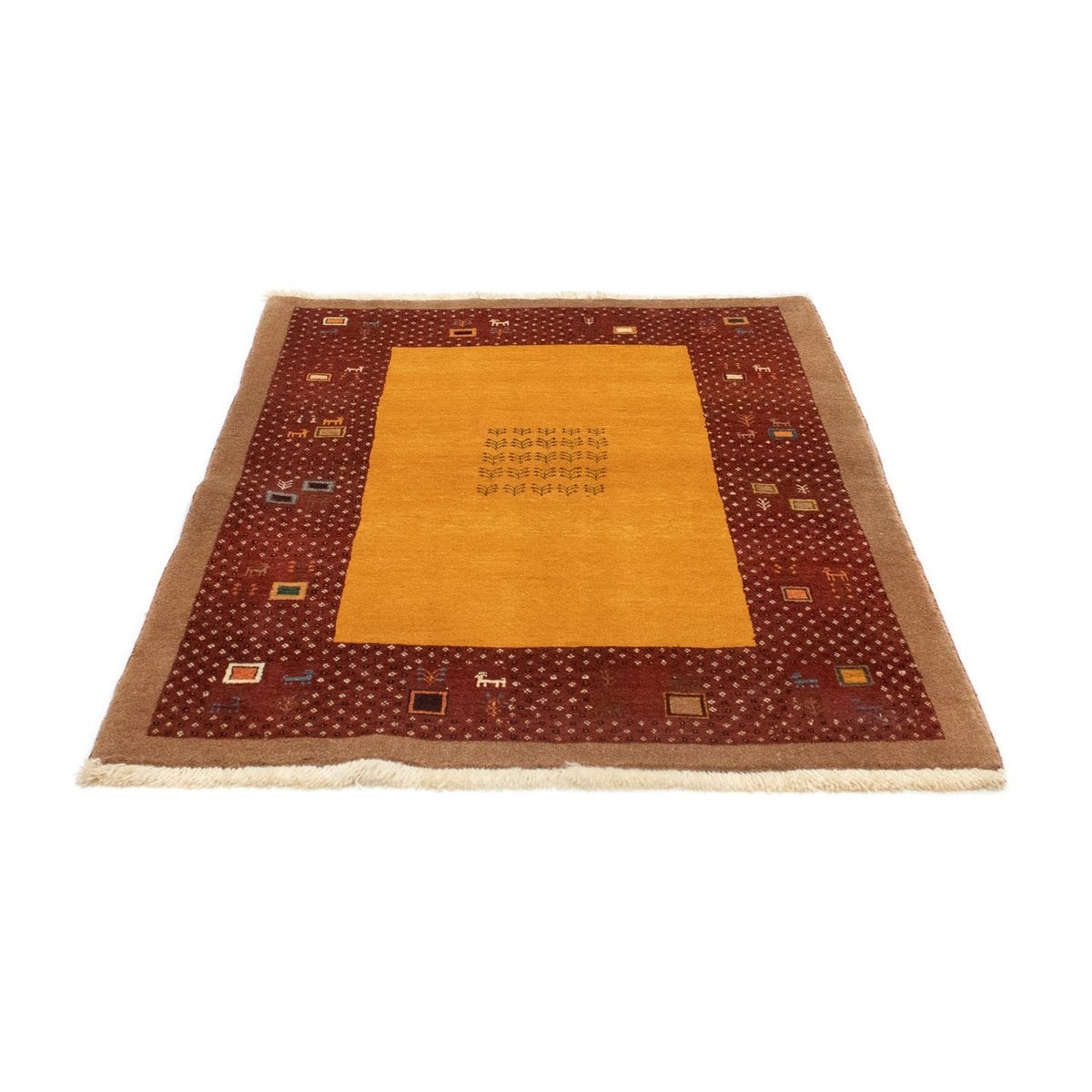 Gabbeh-matta - Loribaft Persian - 150 x 110 cm - guld