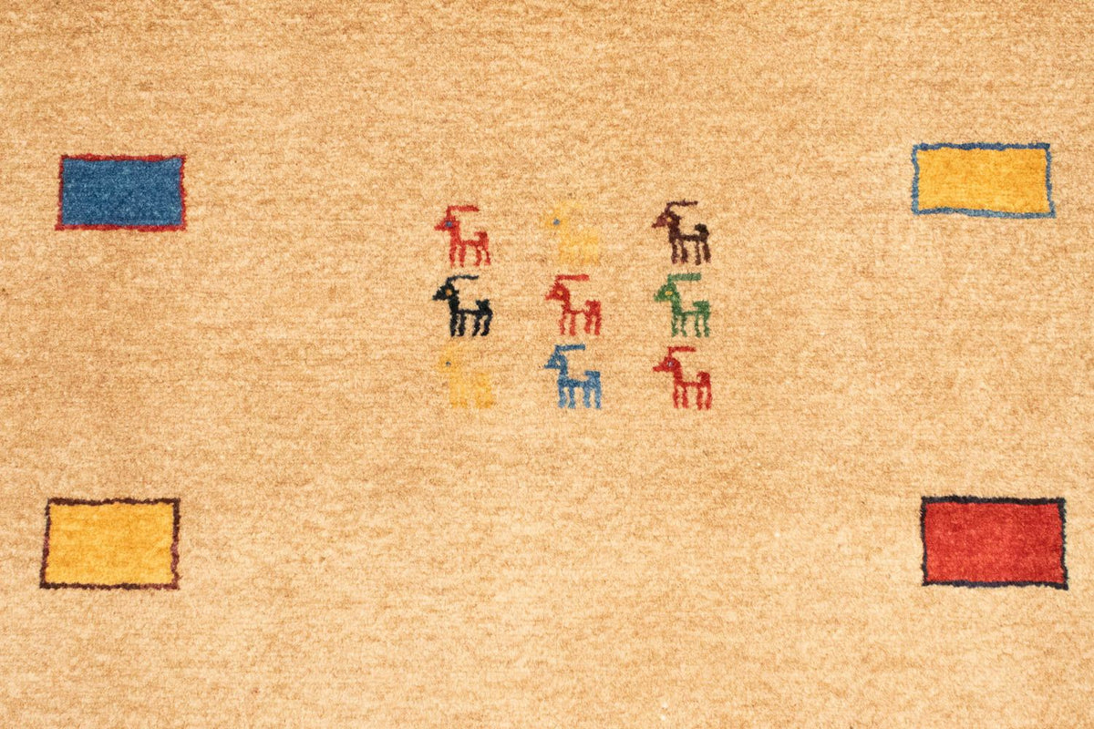 Gabbeh-matta - Loribaft Persian - 150 x 104 cm - guld