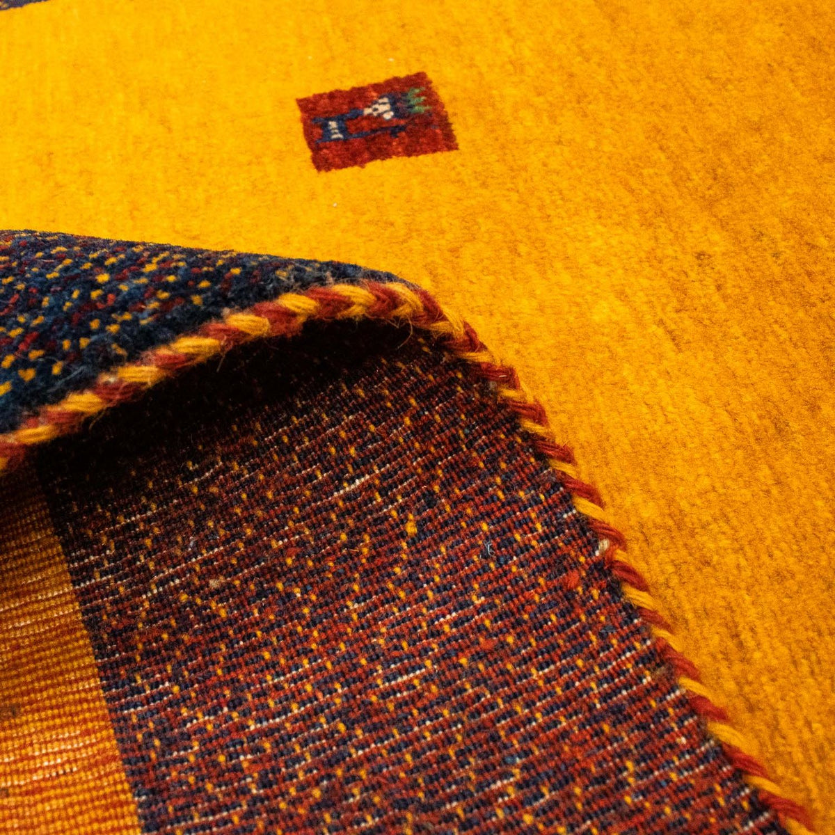 Gabbeh-matta - Loribaft Persian - 150 x 107 cm - guld