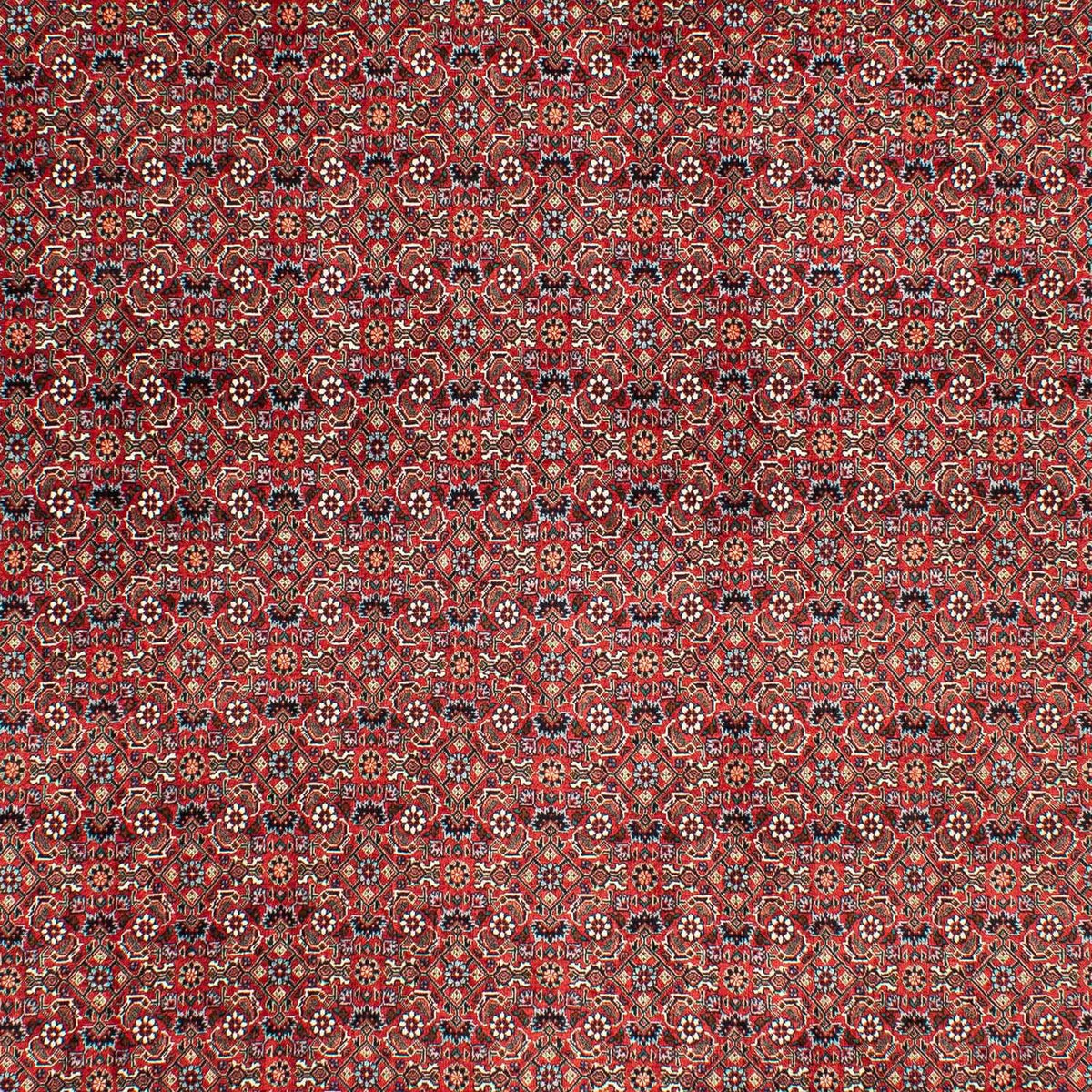 Persisk matta - Bijar - 290 x 203 cm - mörkröd